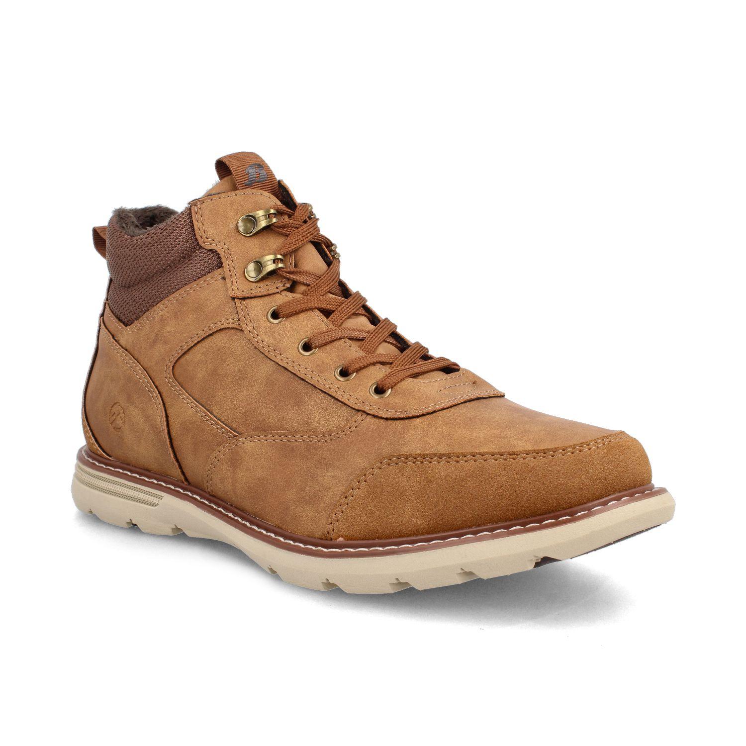 Botín Hombre Bata Sosneado Cafe-1