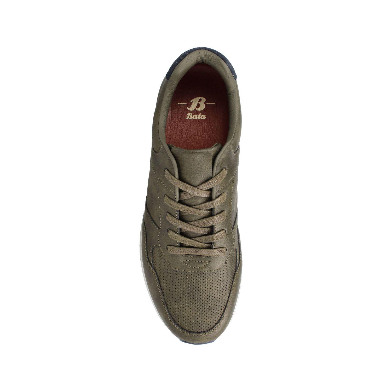 Zapatilla Hombre Bata Bristol Verde Oliva-3