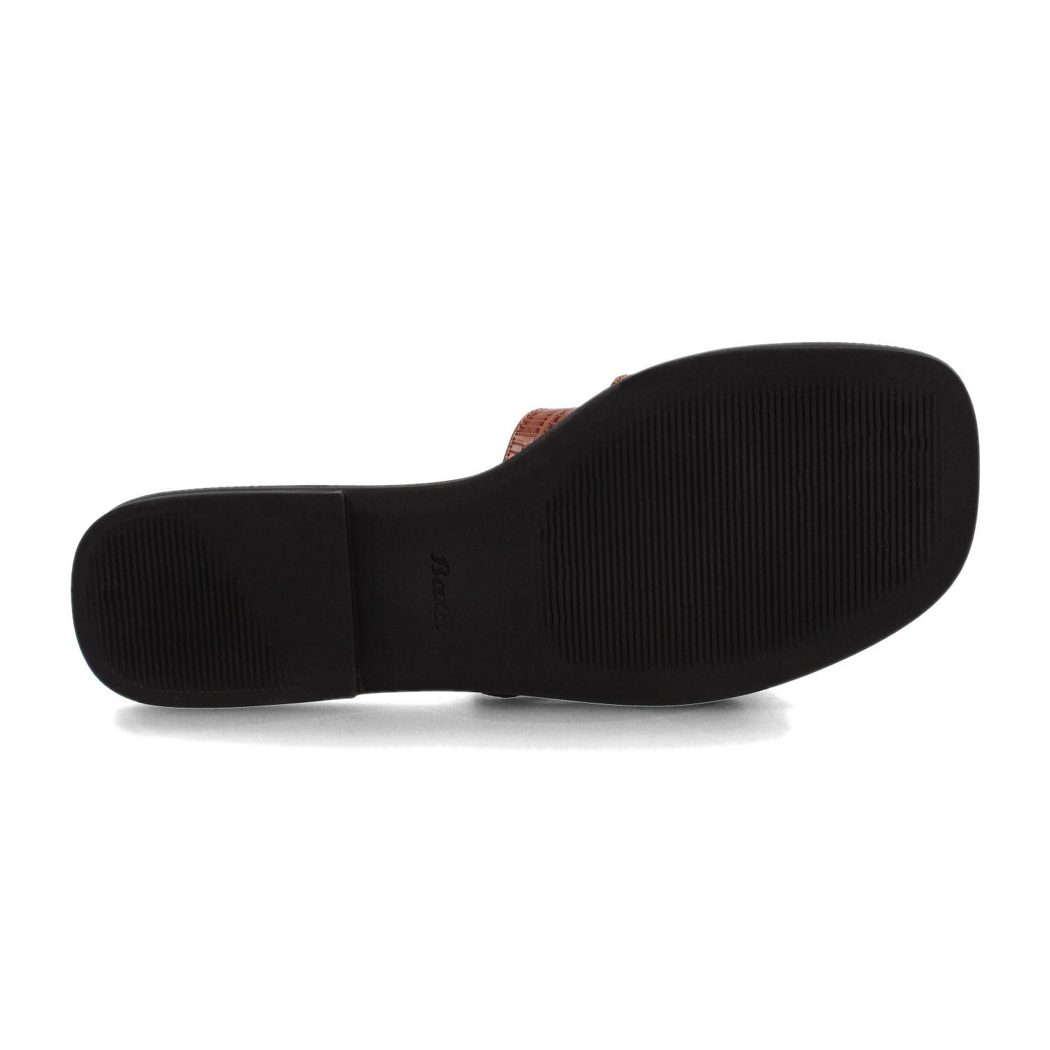 Sandalia Mujer Bata Taylor Café-4
