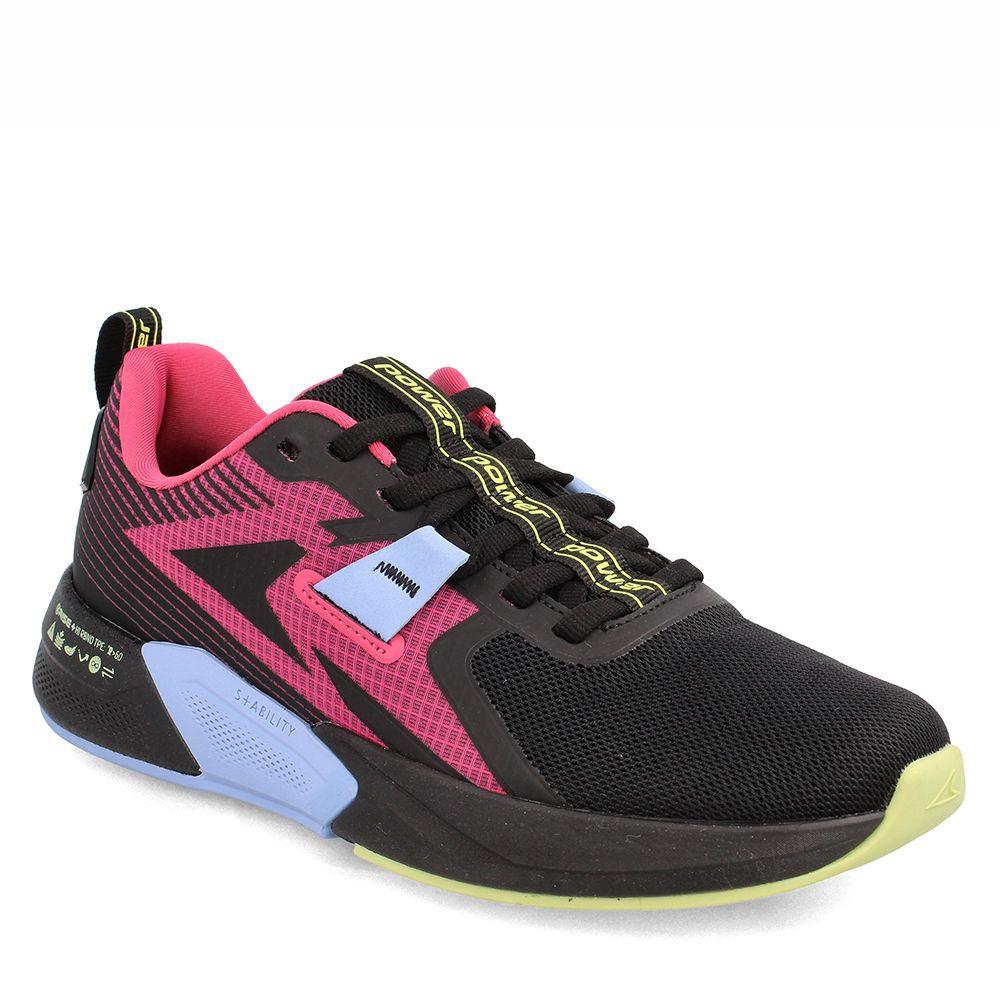 Zapatilla Mujer Power Xorise+300 Tr Cipher Negro-Fucsia-0