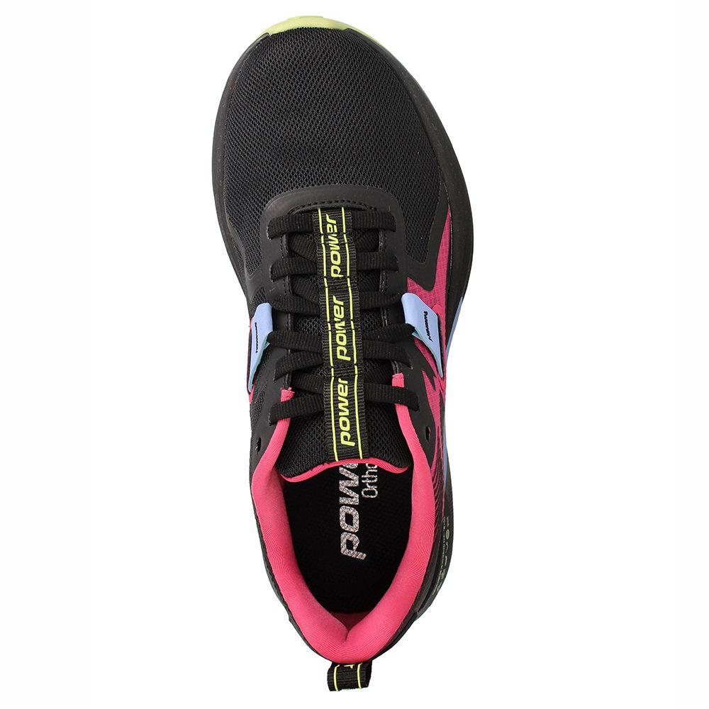 Zapatilla Mujer Power Xorise+300 Tr Cipher Negro-Fucsia-5