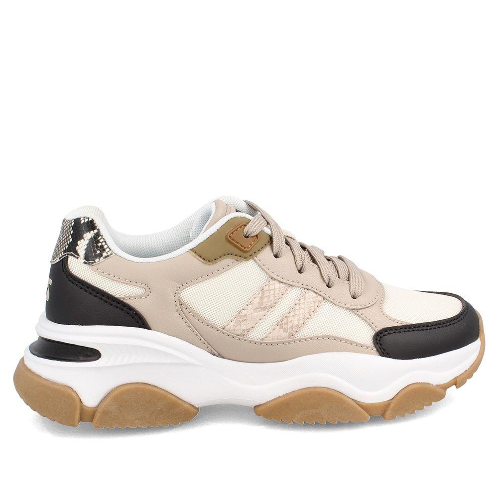 Zapatilla Mujer North Star Canna Beige - Negro-4
