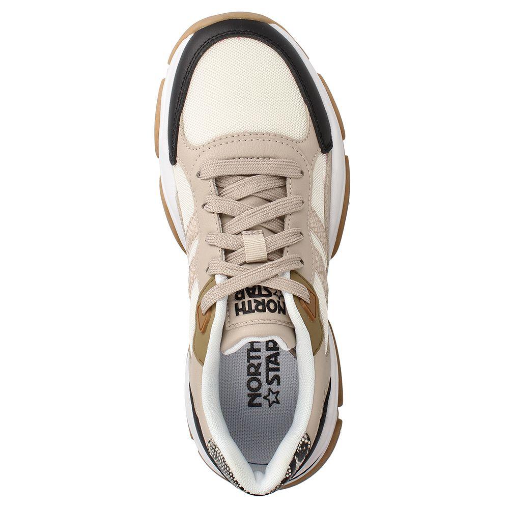 Zapatilla Mujer North Star Canna Beige - Negro-5