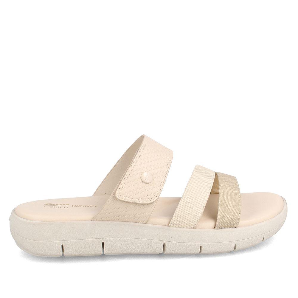 Sandalia Mujer Bata Franca Blanco-0