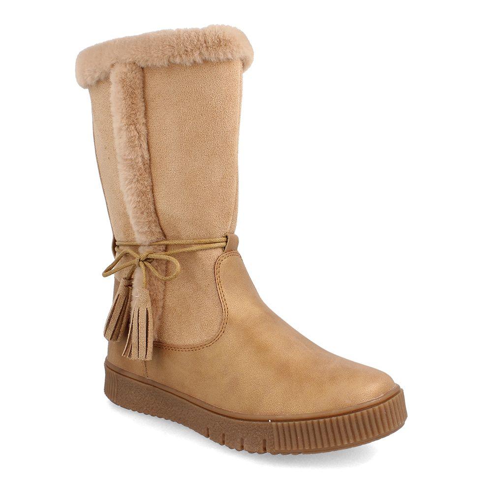 BOTA NIÑA BUBBLEGUMMERS QUEEN CAFÉ 34-38-0