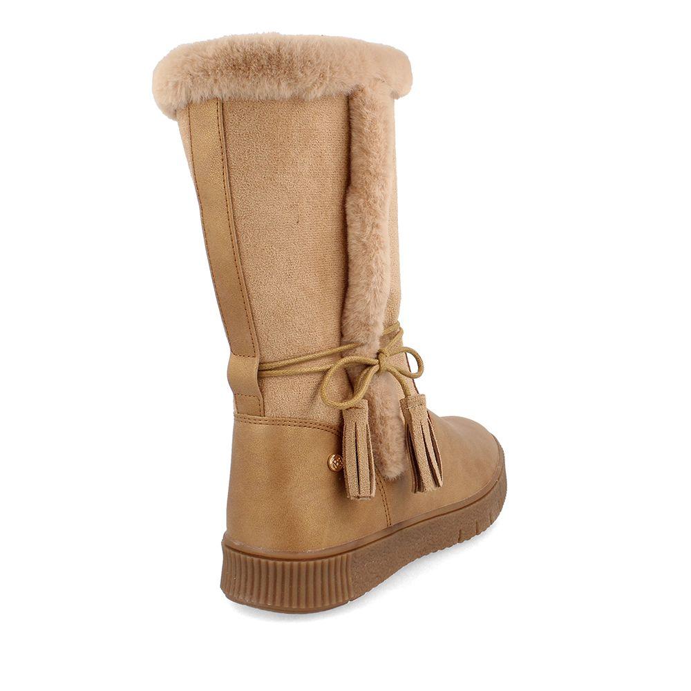BOTA NIÑA BUBBLEGUMMERS QUEEN CAFÉ 34-38-3
