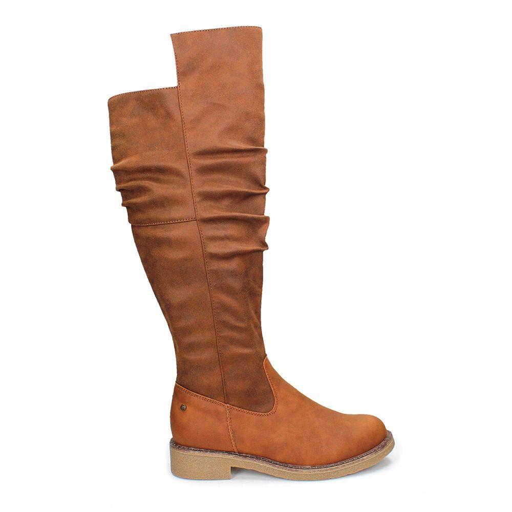 BOTA TACO MUJER BATA XTI MARRÓN-0