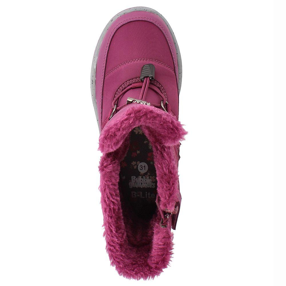 BOTA NIÑA BUBBLEGUMMERS NEVADO BURDEO 30-33-5