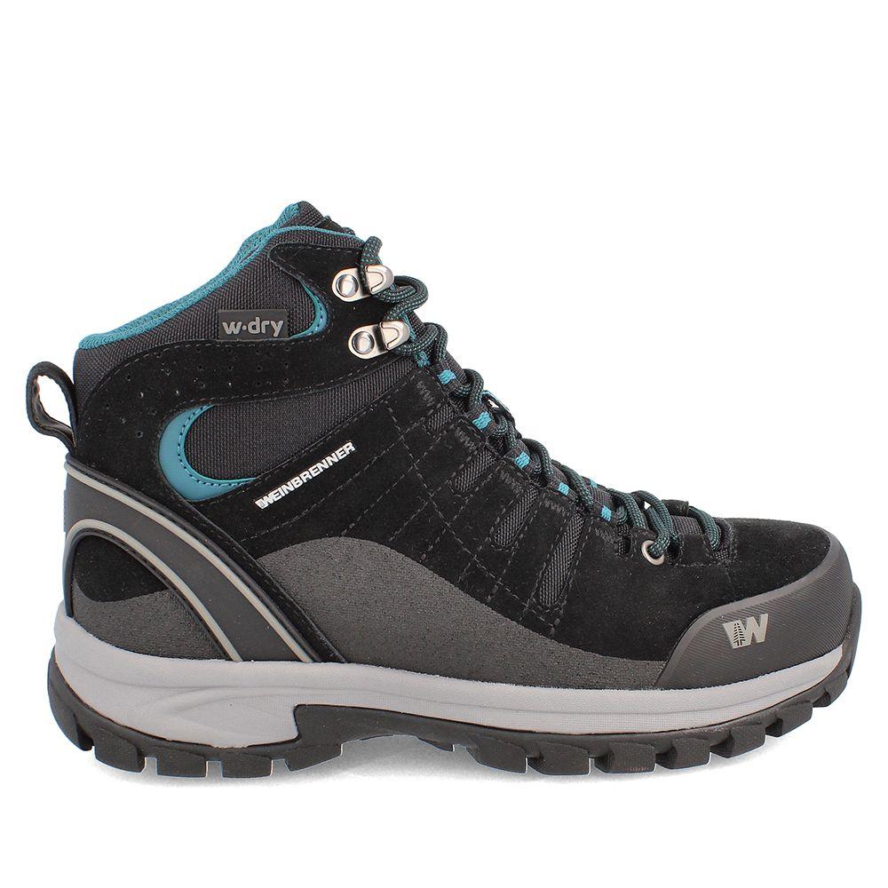 BOTÍN OUTDOOR MUJER WEINBRENNER BATTUTA MID NEGRO-0