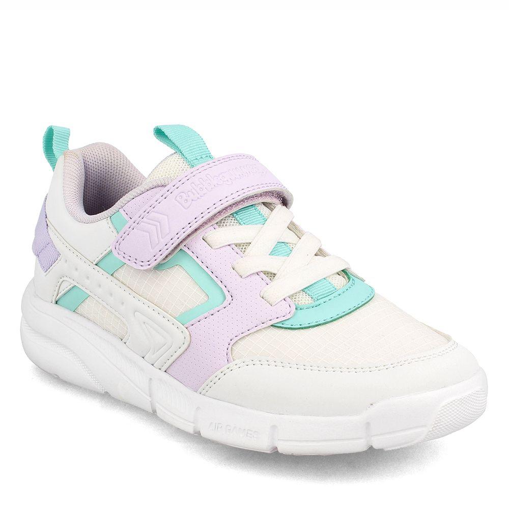 Zapatilla Niña Bubblegummers Airgames Blanco-Lila-0