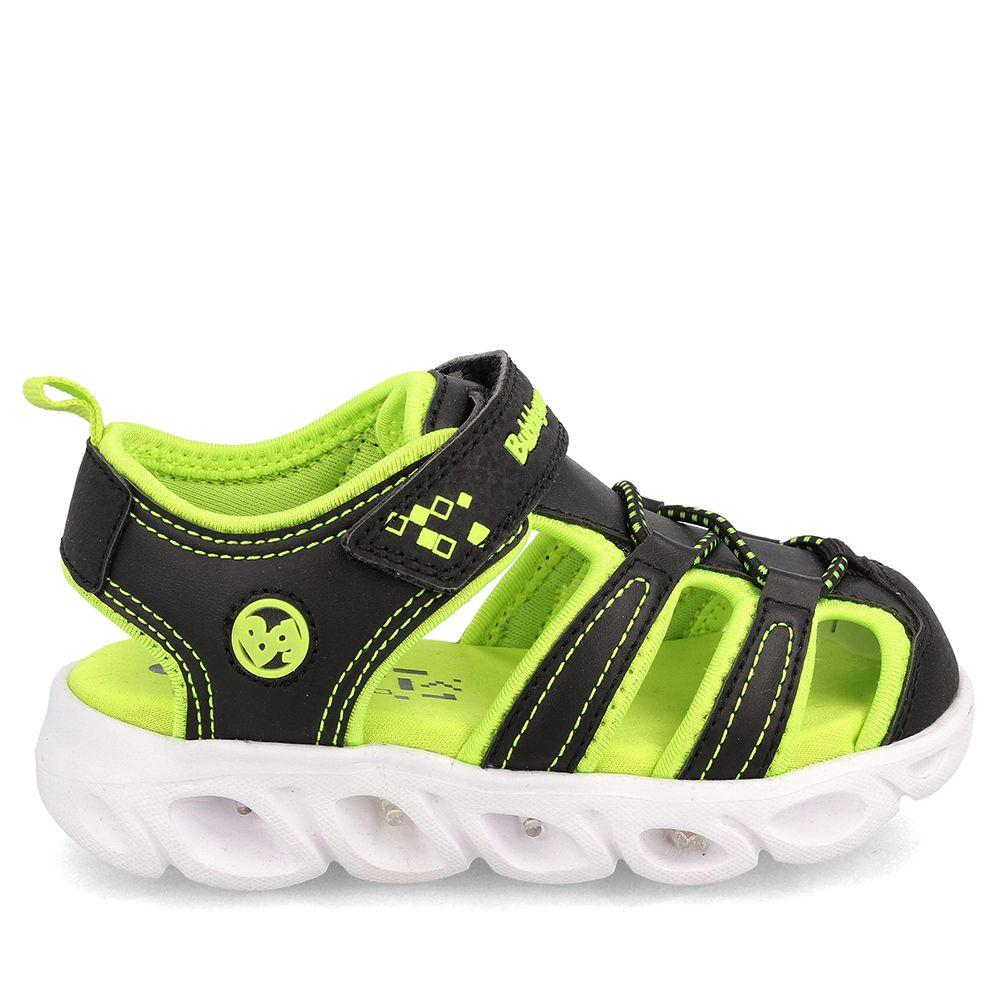 SANDALIA NIÑO BUBBLEGUMMERS MANCORA NEGRO 22-25-4