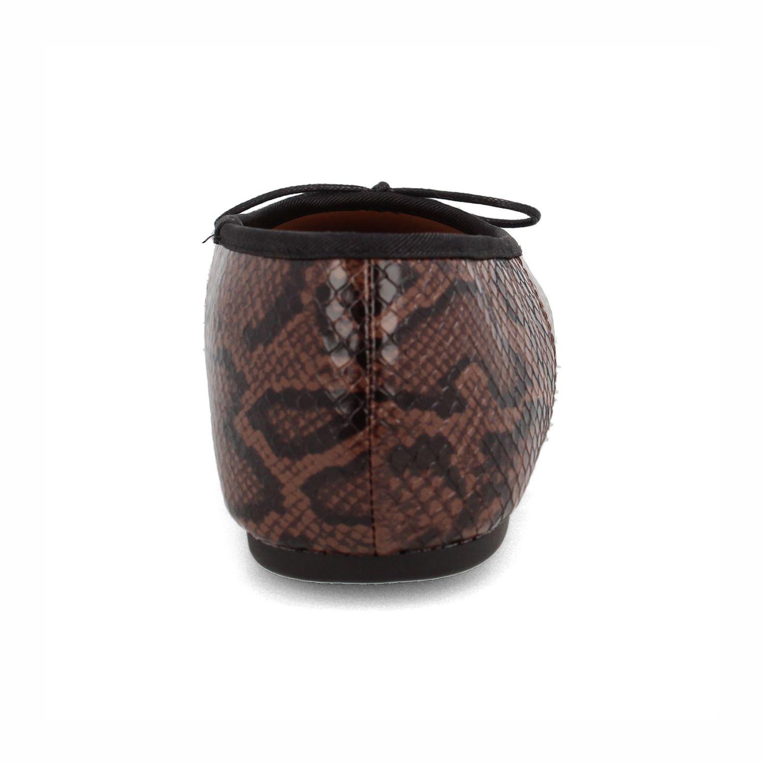 Ballerina Mujer Bata Delhi Café-2