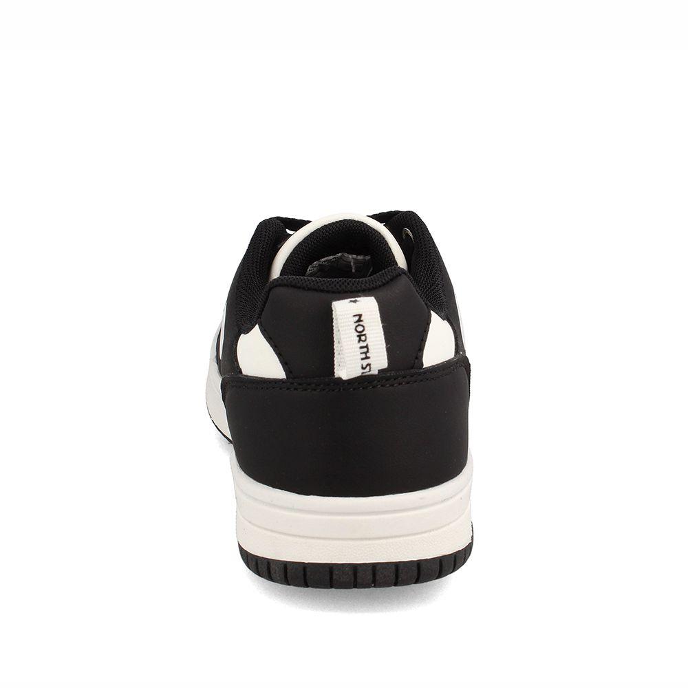 Zapatilla Niño North Star Hem Negro-Blanco-2