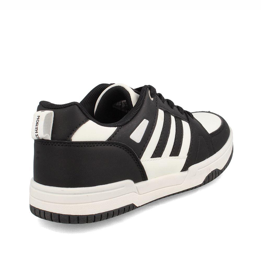 Zapatilla Niño North Star Hem Negro-Blanco-3