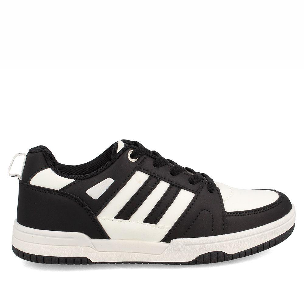 Zapatilla Niño North Star Hem Negro-Blanco-4