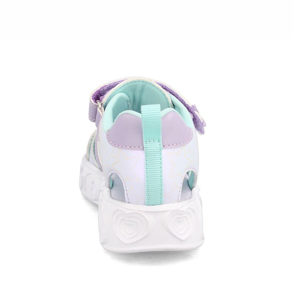 Sandalia Niña Bubblegummers Heart Light Lila Bubble Gummers | Paris.cl