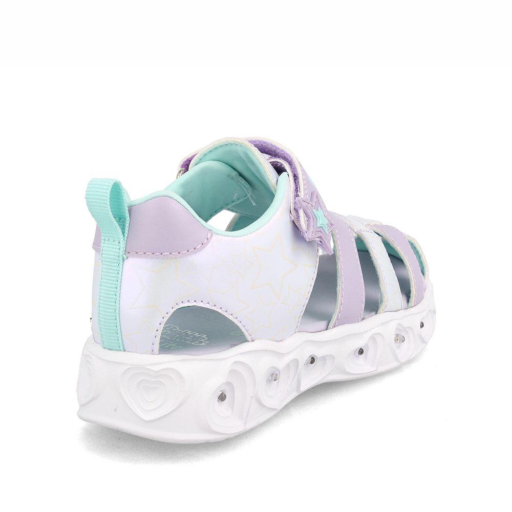 Sandalia Niña Bubblegummers Heart Light Lila Bubble Gummers | Paris.cl