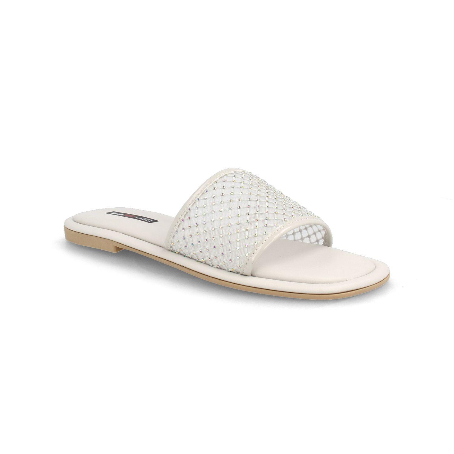 Sandalia Mujer Bata Lucero Plateado-1