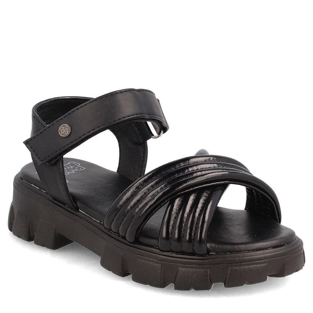 SANDALIA NIÑA BUBBLEGUMMERS BANKY NEGRO 30-33-0