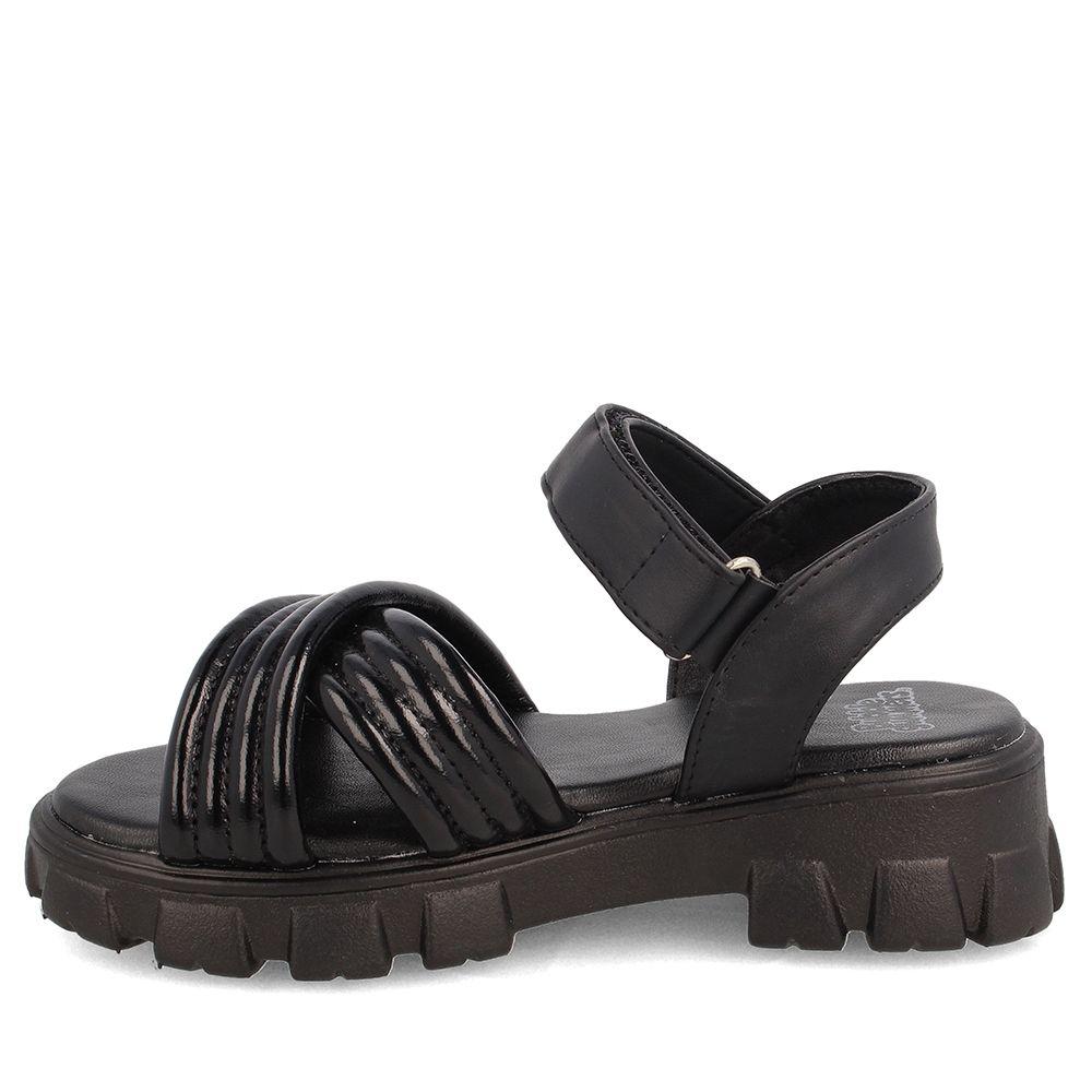 SANDALIA NIÑA BUBBLEGUMMERS BANKY NEGRO 30-33-1