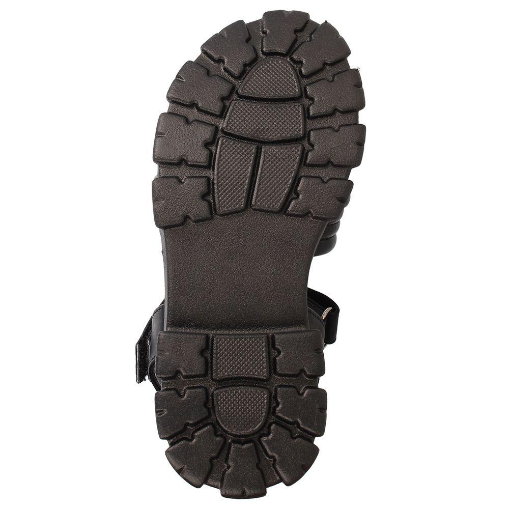 SANDALIA NIÑA BUBBLEGUMMERS BANKY NEGRO 30-33-6