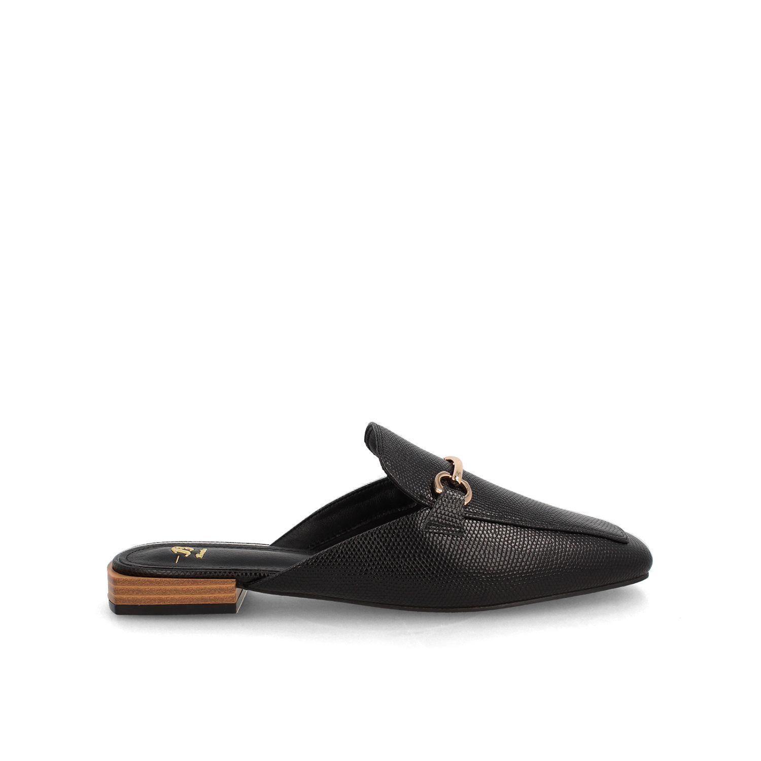 Babuchas Mujer Bata Hanna Negro-0