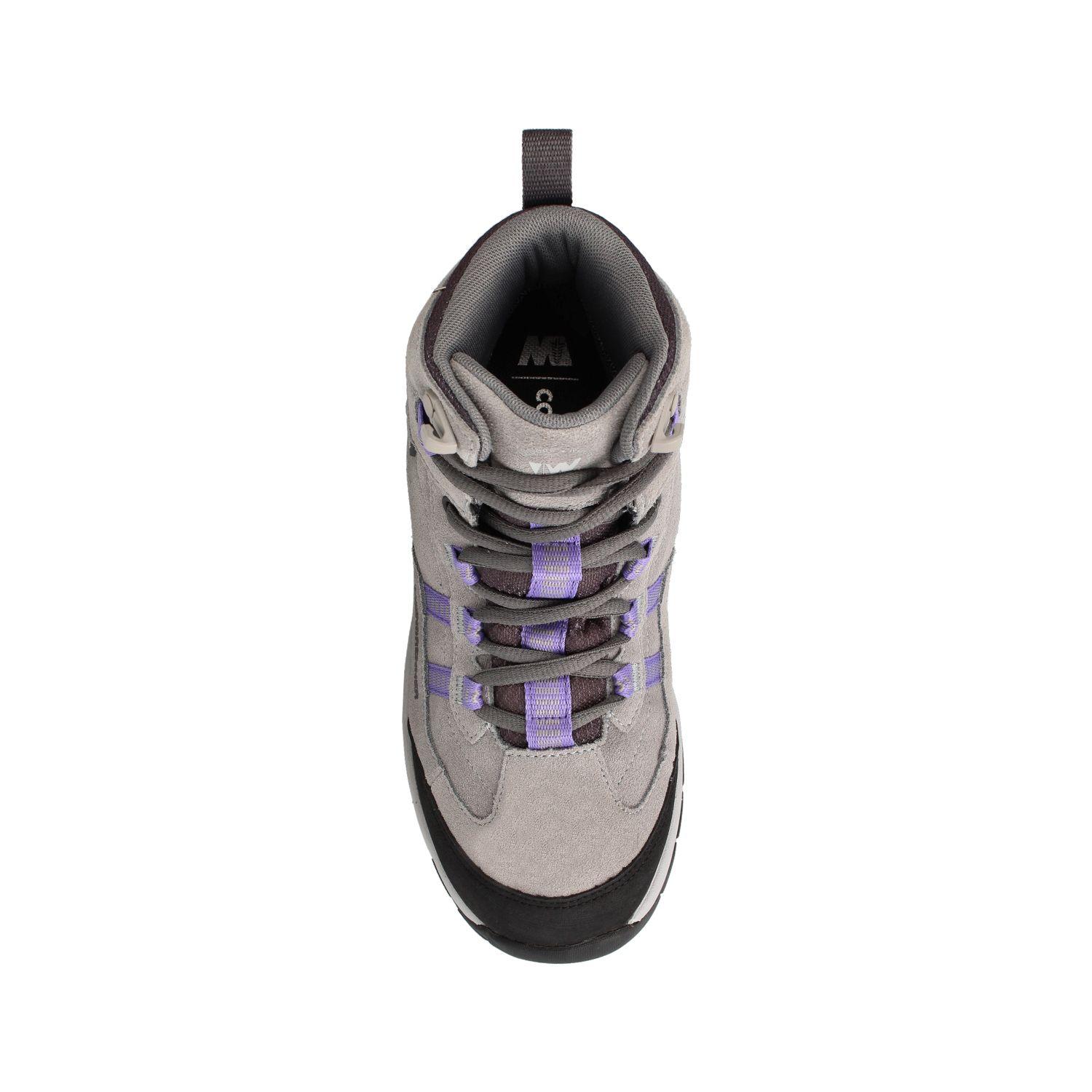 Botín Mujer Weinbrenner Battuta Blanc Hi Gris-3