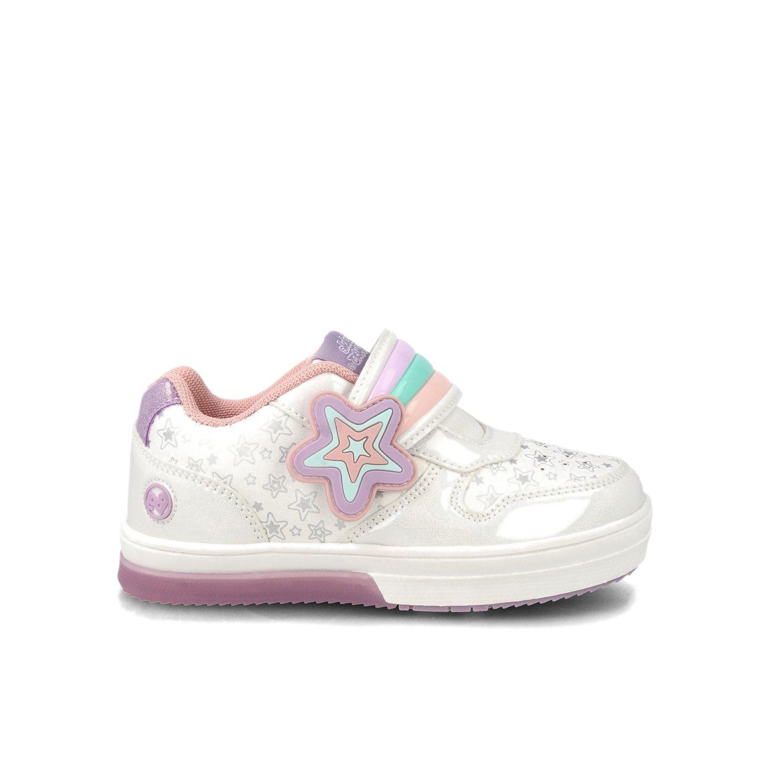 Zapatilla Niña Bubblegummers Neon Plateado/Blanco-0