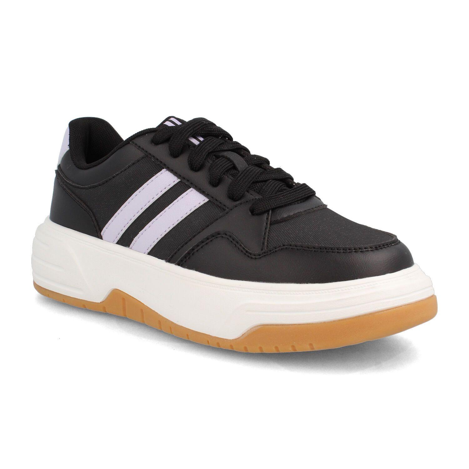 Zapatilla Mujer North Star Bex Negro-Lila-1
