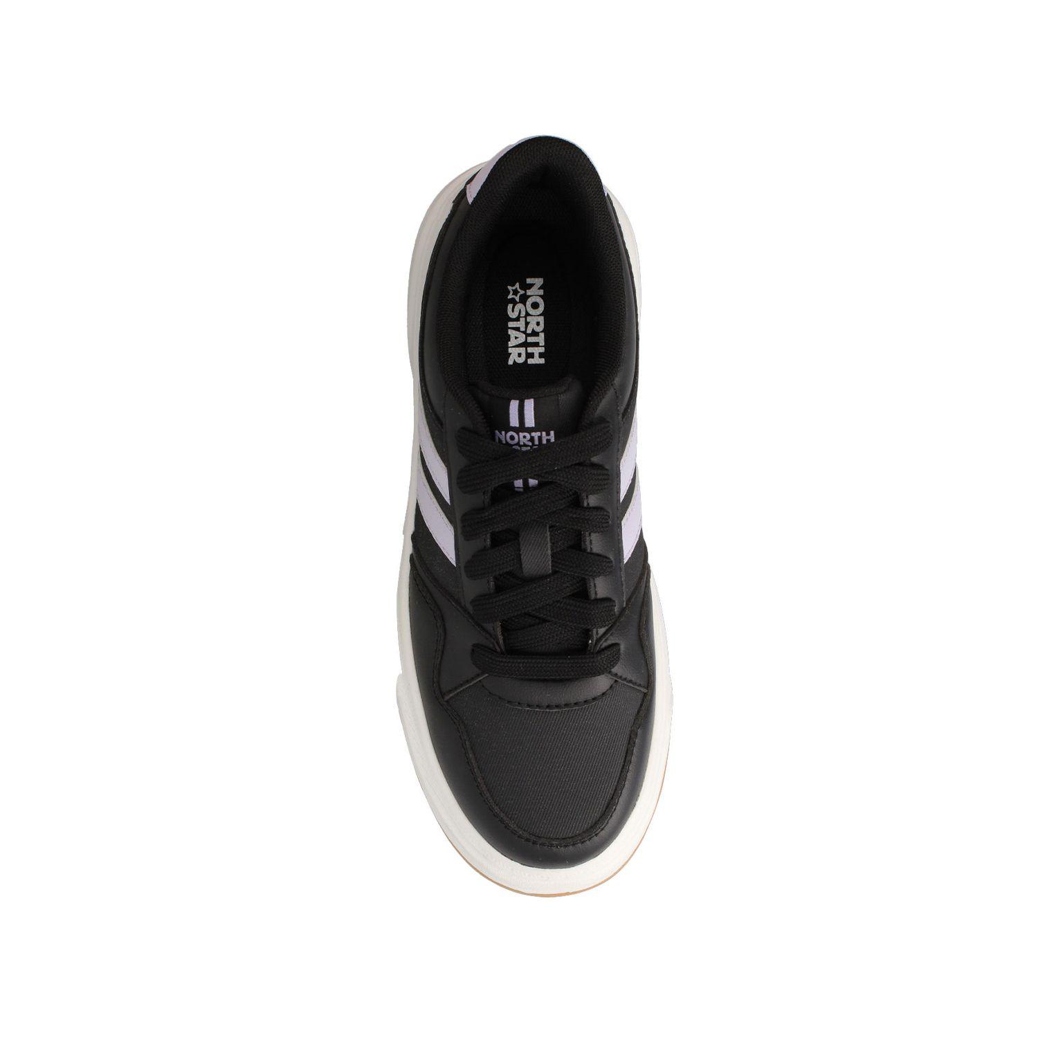 Zapatilla Mujer North Star Bex Negro-Lila-3