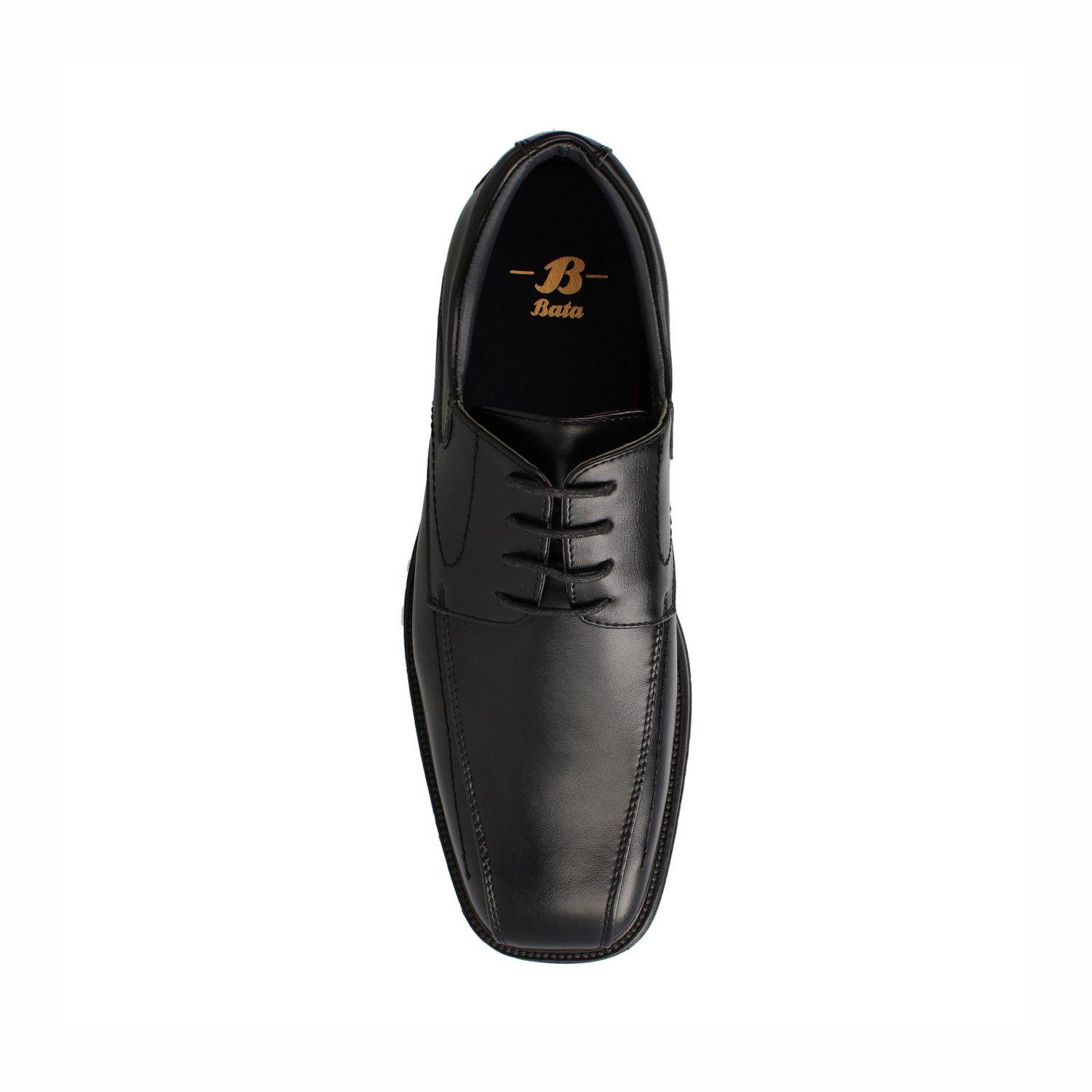 Zapato Hombre Bata Town Negro con Cordon-3