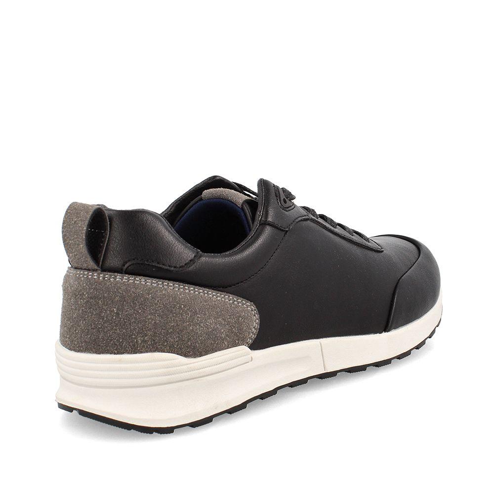 Zapatilla Hombre Bata Leo Negro-3