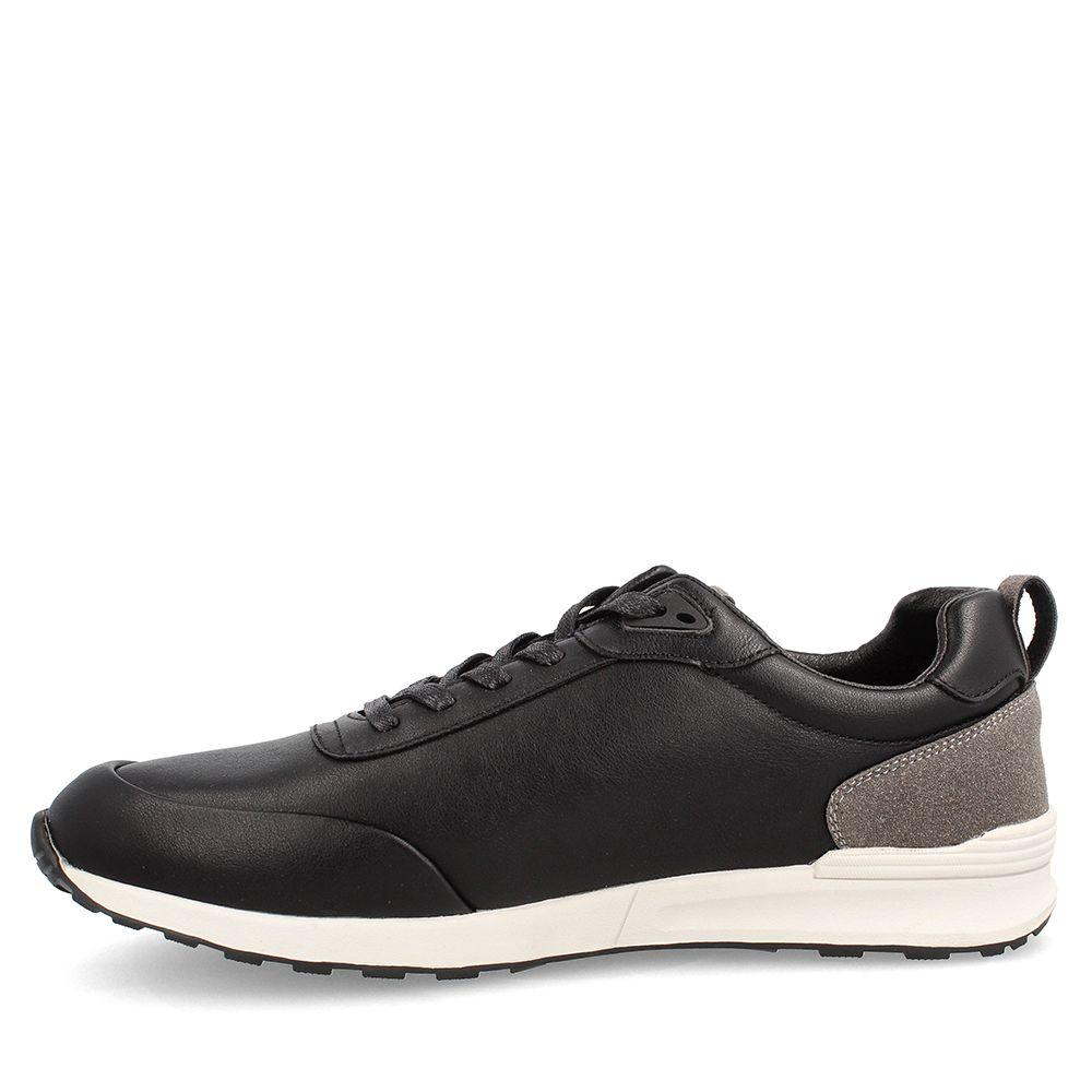 Zapatilla Hombre Bata Leo Negro-4