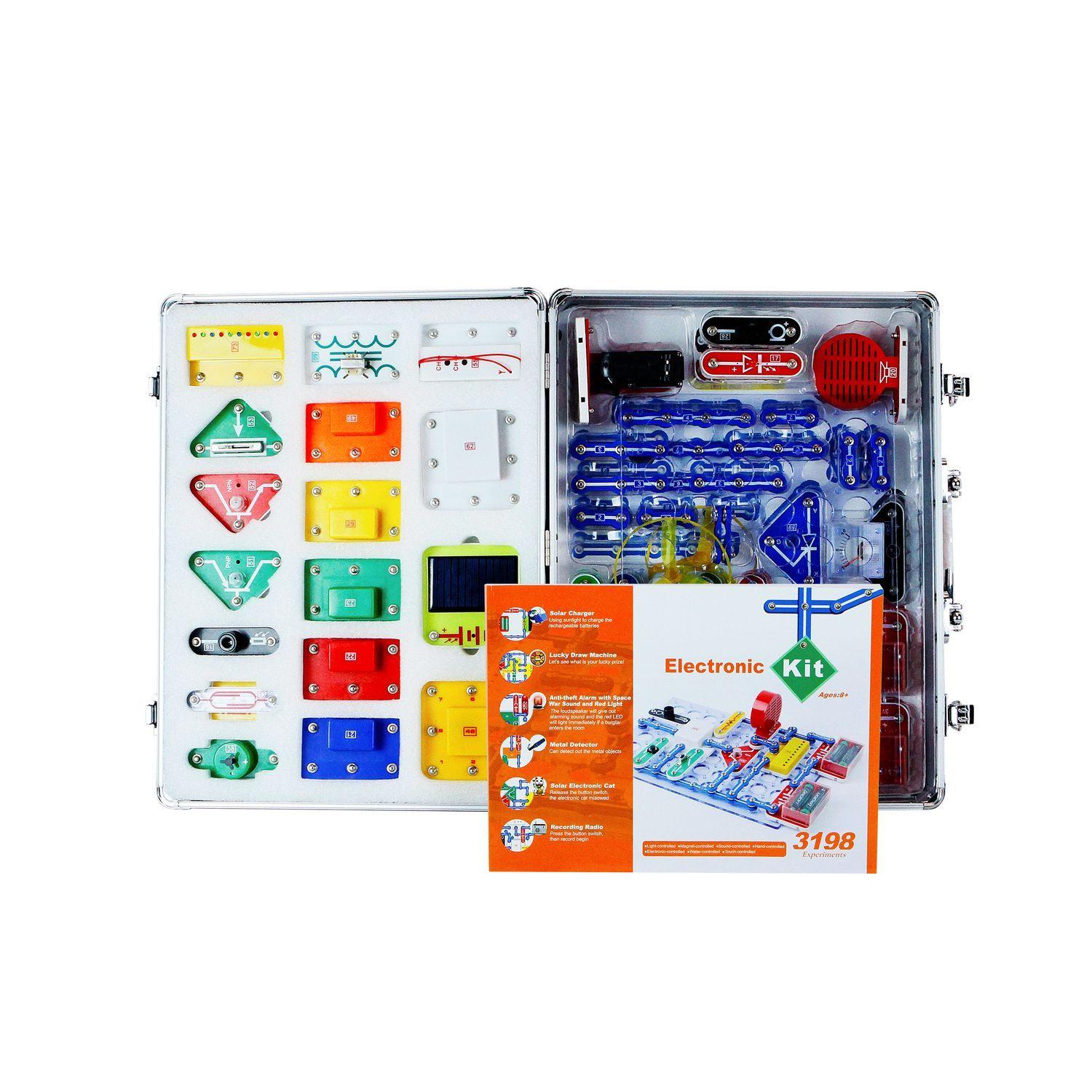 Kit Electrónico Educativo Kebo Lab Pro LP2 - 3198 circuitos-3