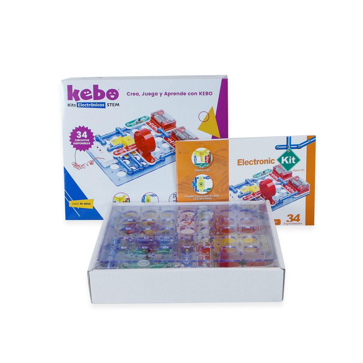 Kit Electrónico Educativo Kebo Started S2 - 34 circuitos-2