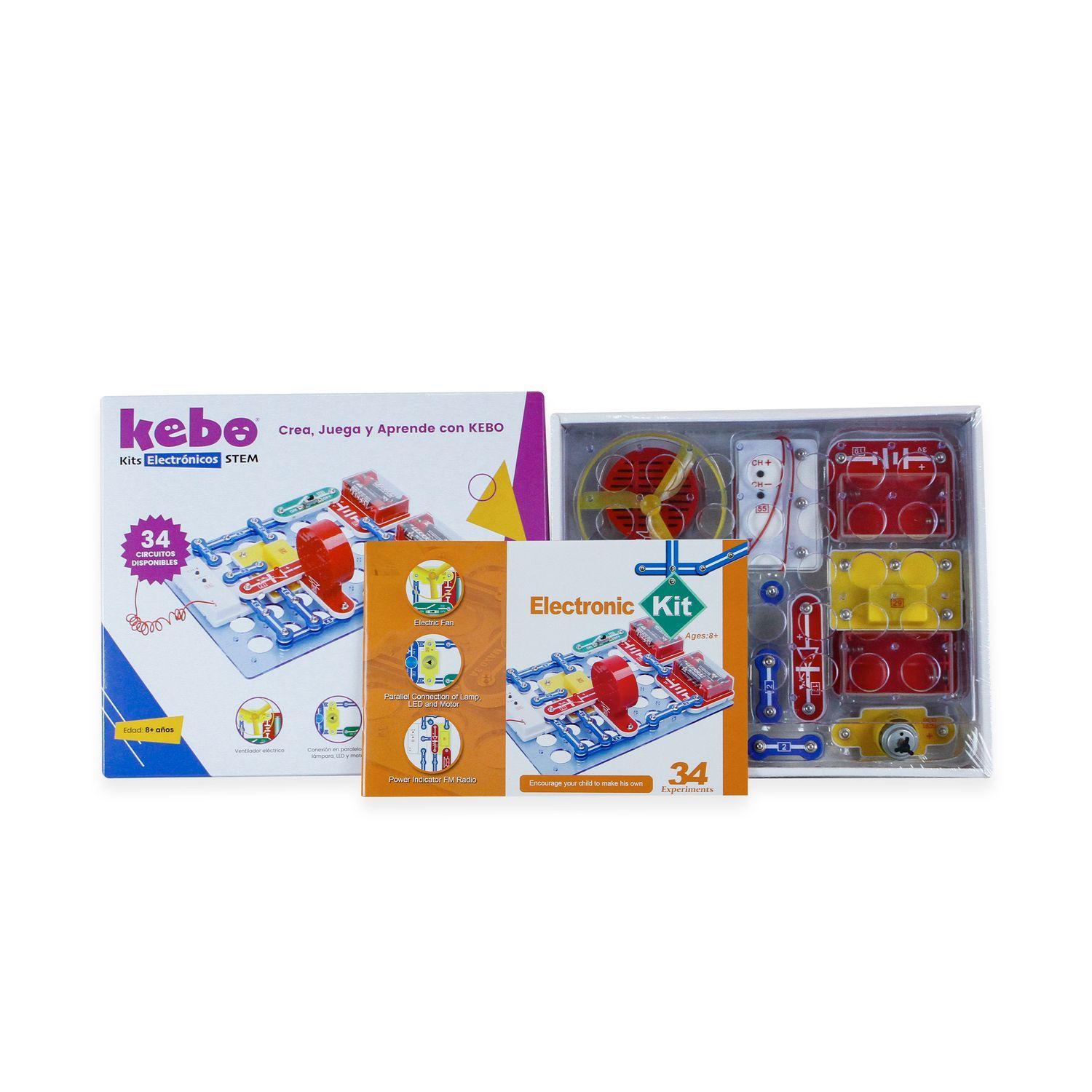 Kit Electrónico Educativo Kebo Started S2 - 34 circuitos-3