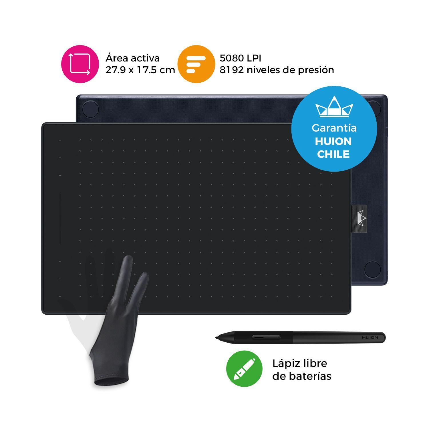 Tableta Gráfica Digitalizadora Huion RTP-700 Blue con Guante-1