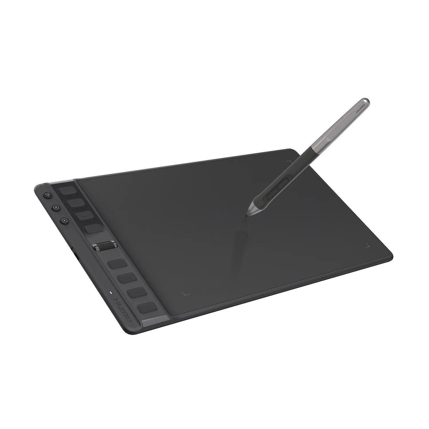 Tableta Gráfica Huion Inspiroy 2 M Black con Scroller y Guante - TG-3