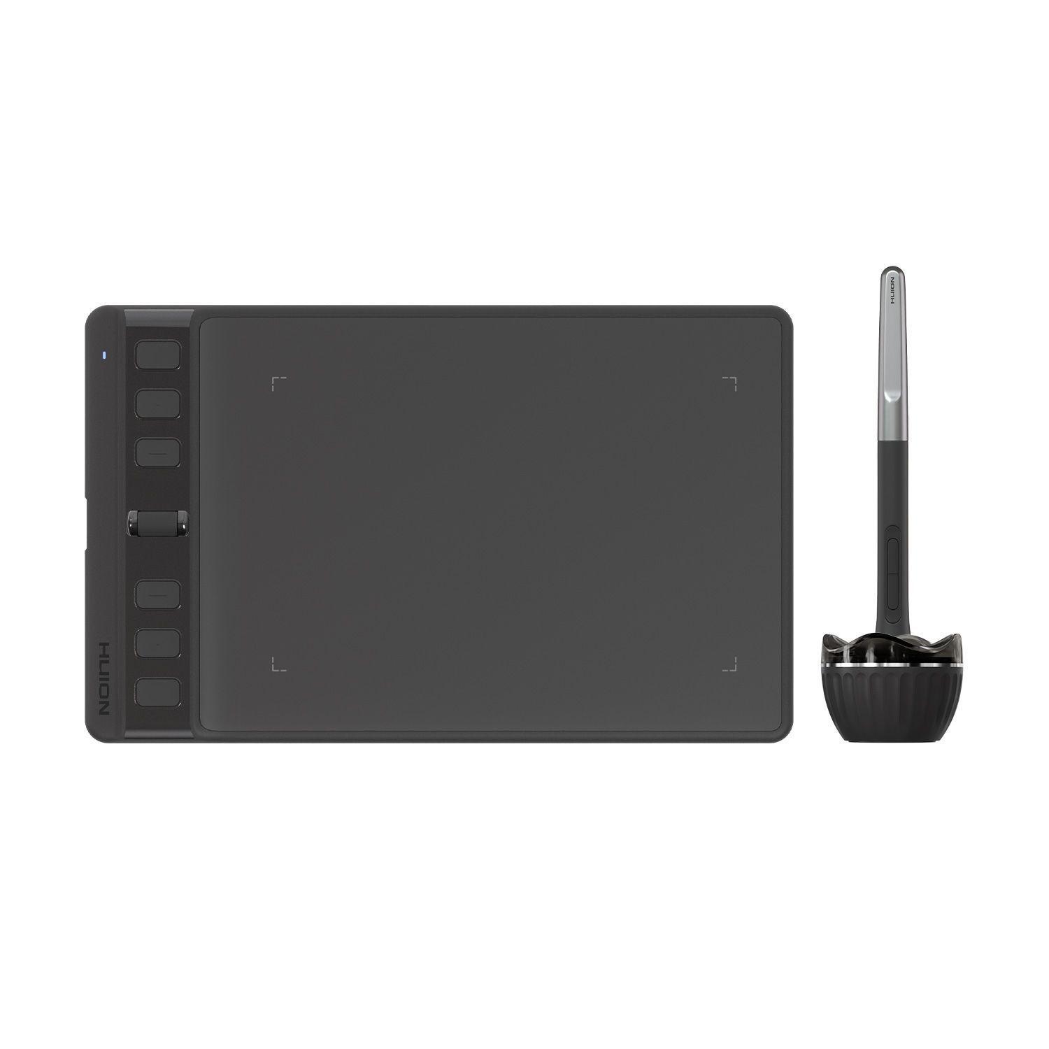 Tableta Gráfica Huion Inspiroy 2 S Black con Scroller y Guante - TG-4