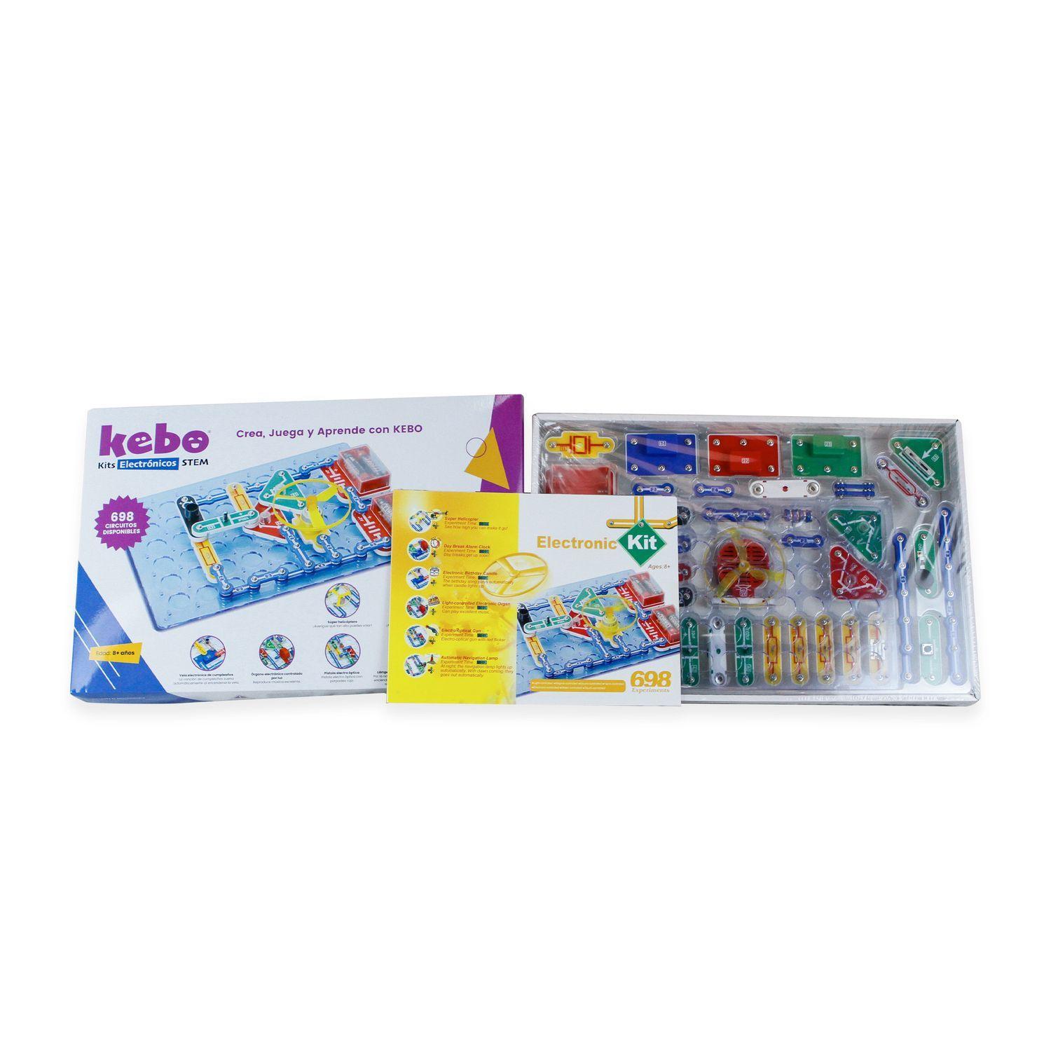 Kit Electrónico Educativo Kebo Advance A1 - 698 circuitos-2