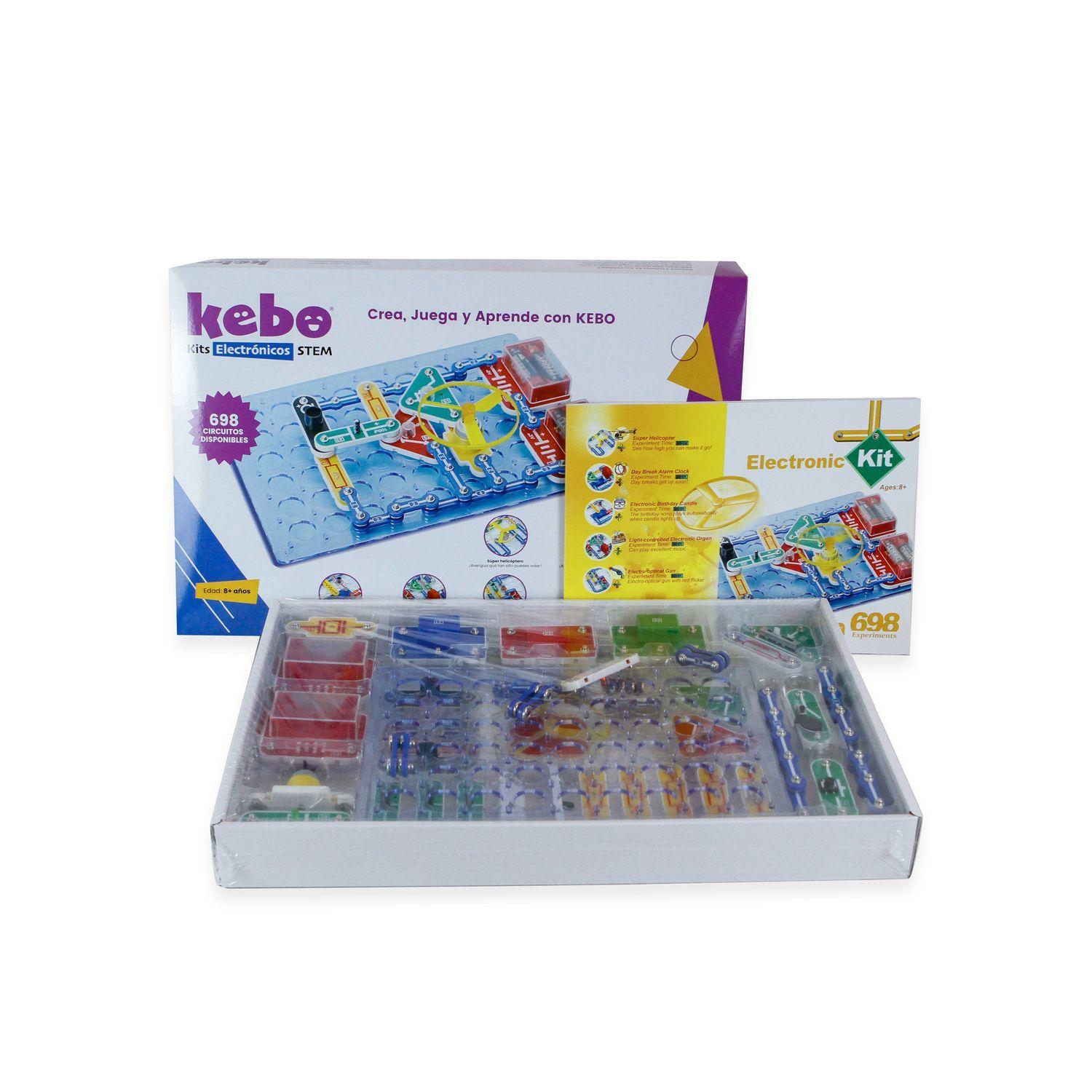 Kit Electrónico Educativo Kebo Advance A1 - 698 circuitos-3