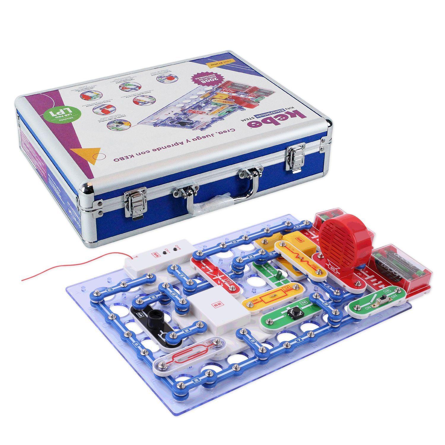 Kit Electrónico Educativo Kebo Lab Pro LP1 - 2008 circuitos-2