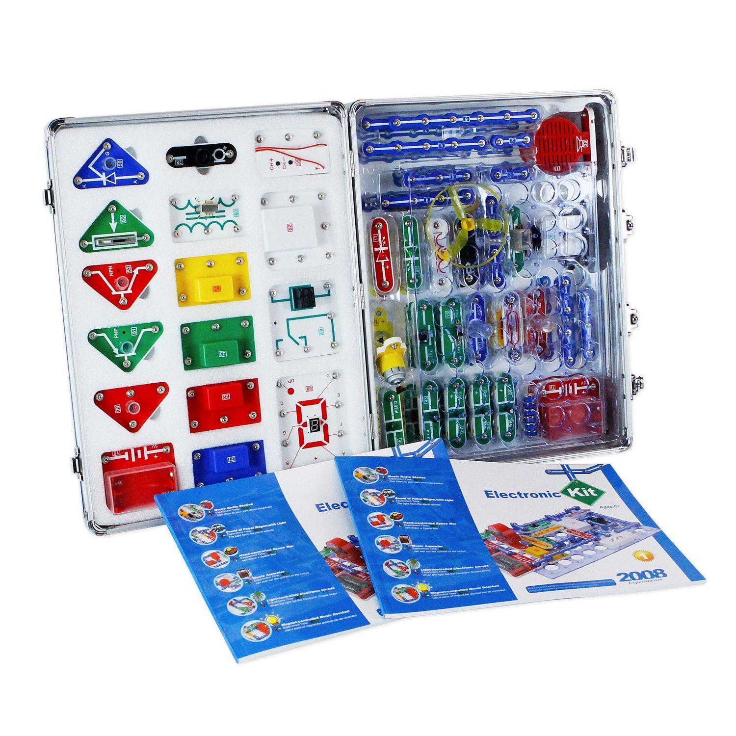 Kit Electrónico Educativo Kebo Lab Pro LP1 - 2008 circuitos-3