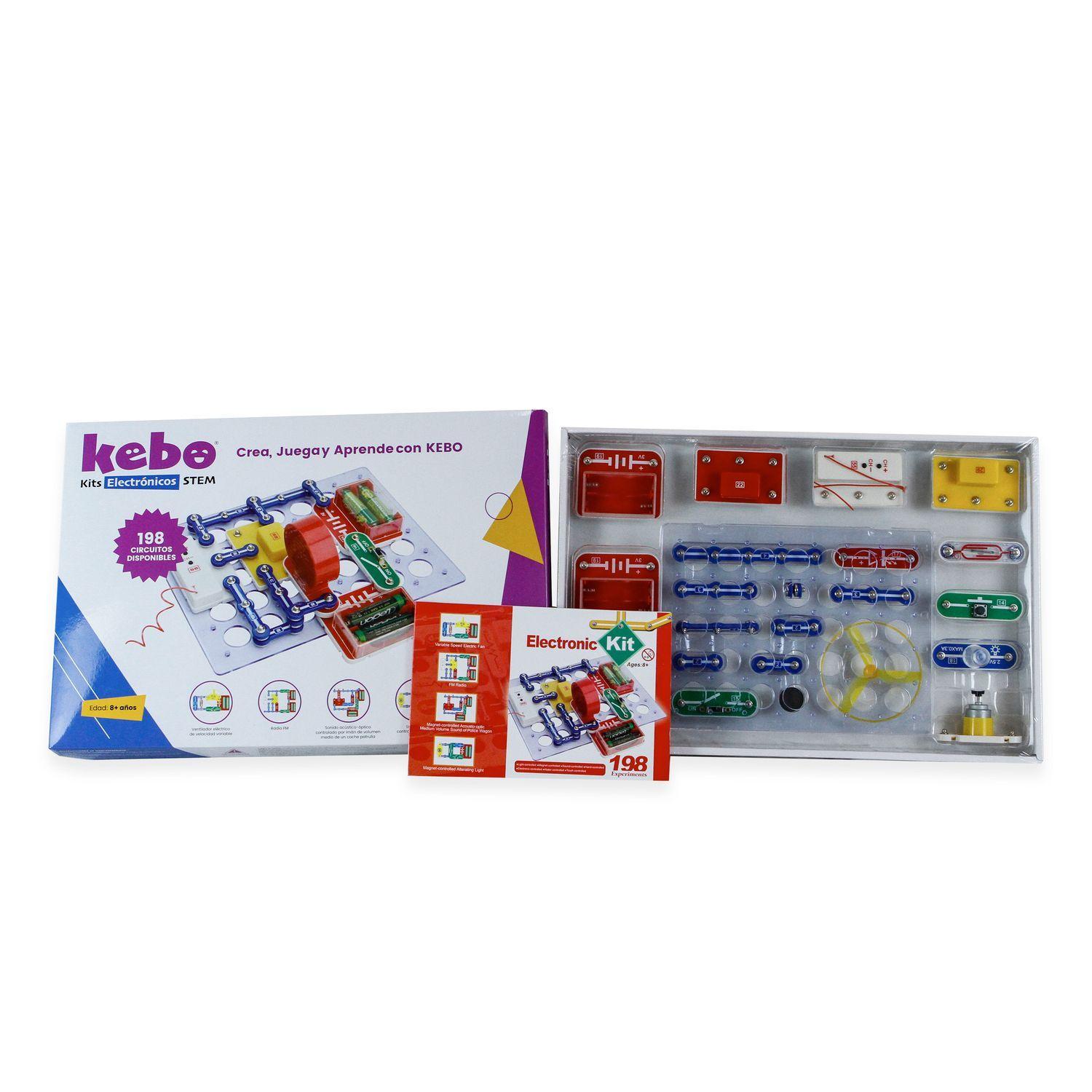 Kit Electrónico Educativo Kebo Started S3 - 198 circuitos-2