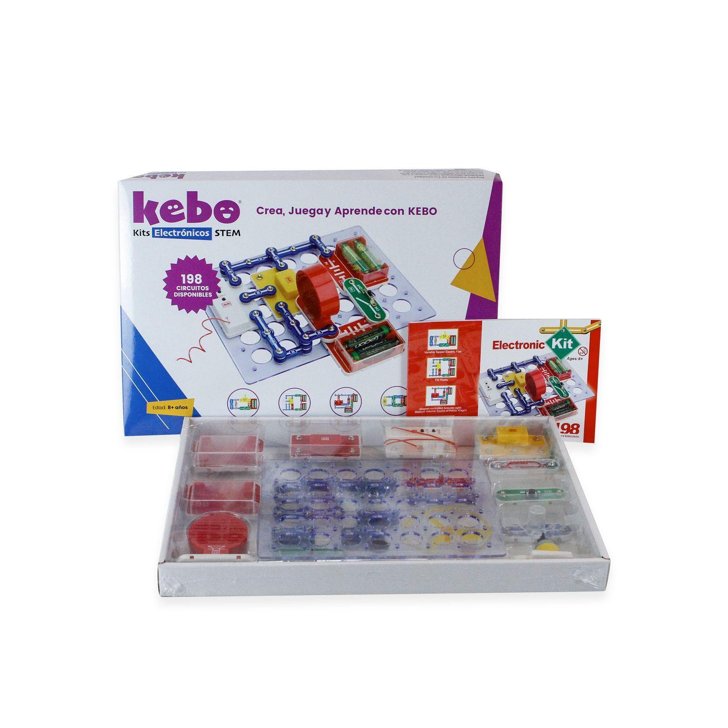 Kit Electrónico Educativo Kebo Started S3 - 198 circuitos-3