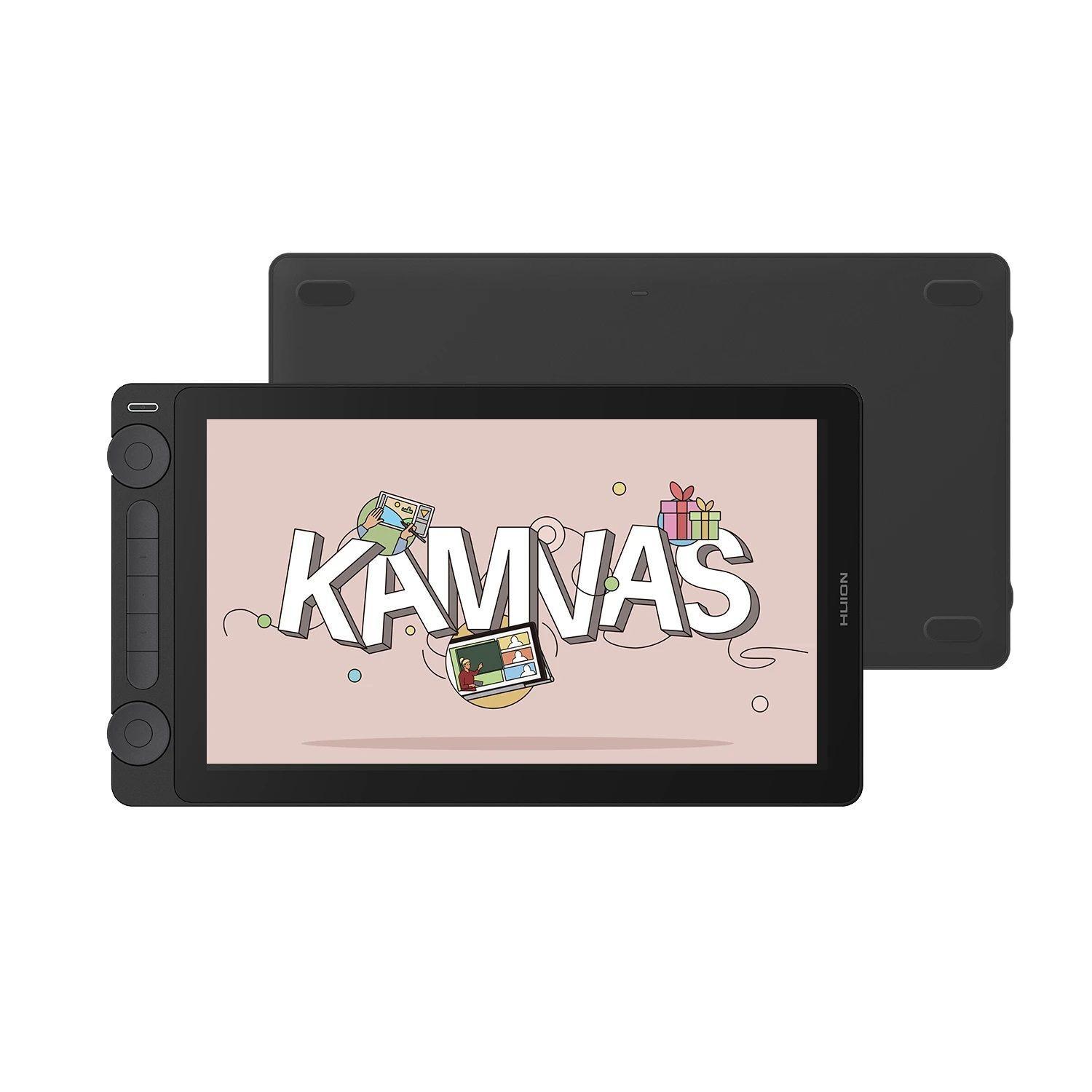 Tableta Gráfica Monitor Huion Kamvas 13 (Gen 3) Black con Stand y USB-C - TG-5