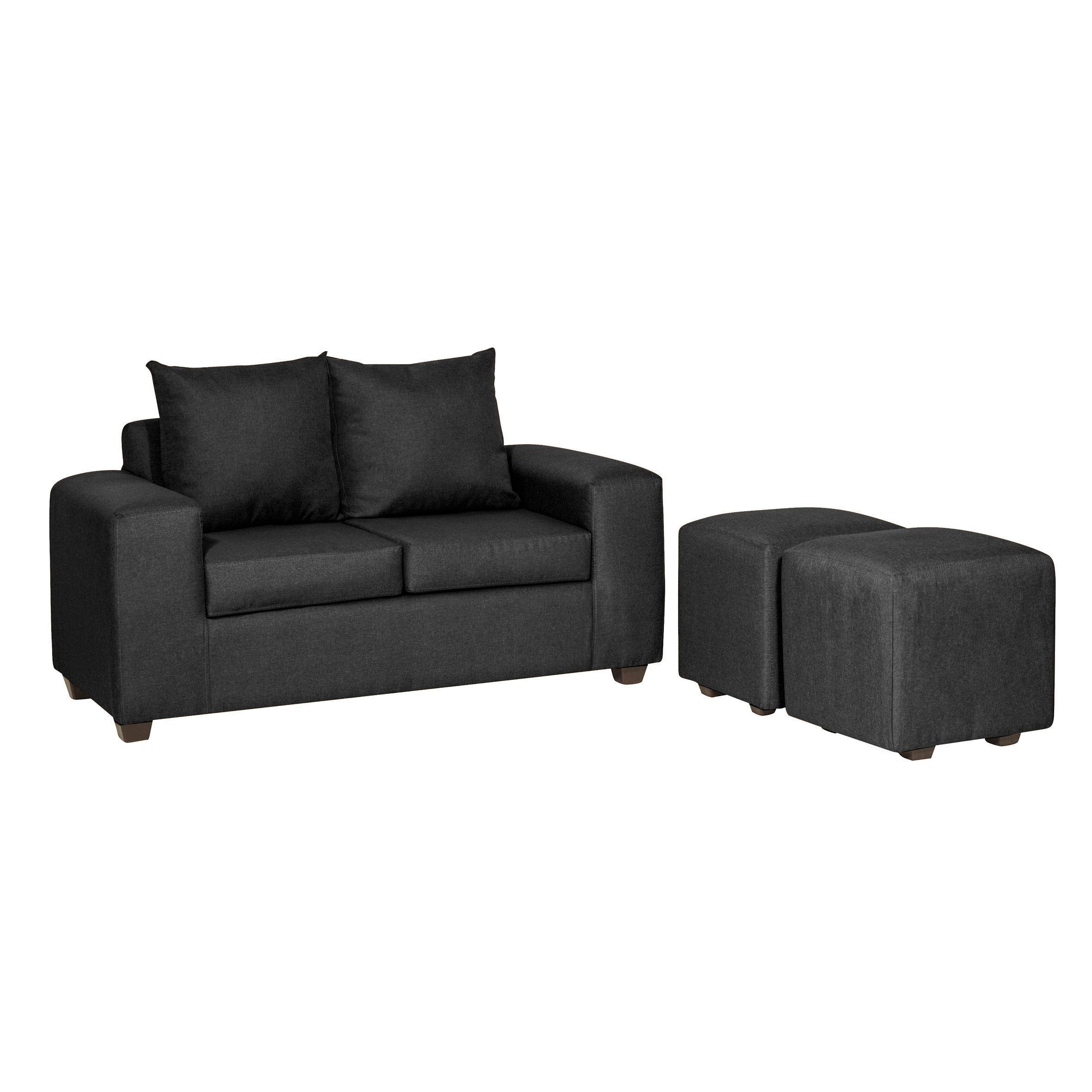 Living Kahlo 2 Cuerpos + 2 Pouf Tela-0