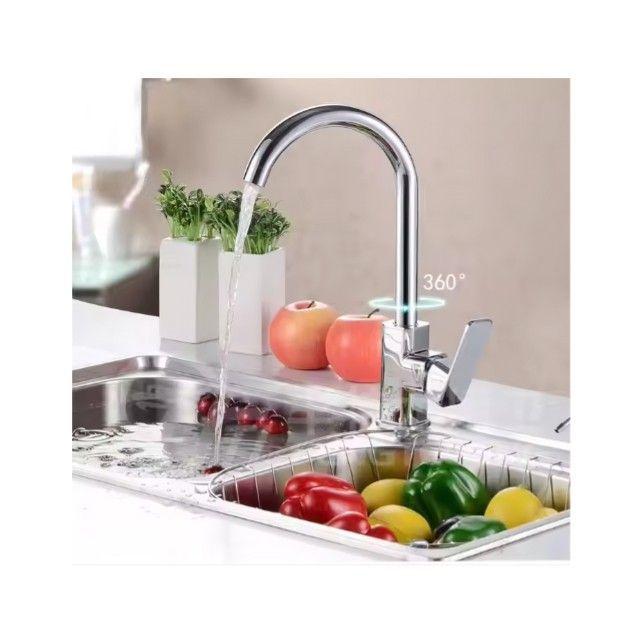 Llave Grifería Monomando Lavaplatos Acero Inoxidable A10988-4
