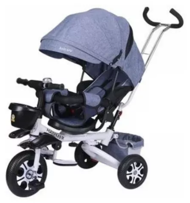 Triciclos Multifuncional Gira 360 Sombrilla Plegable-1