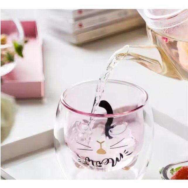 Tetera de Vidrio de Borosilicato Tipo Gato T-00037-2